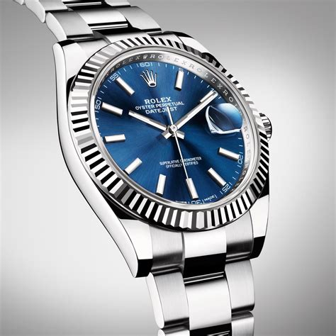 rolex datejust 41 blue replica